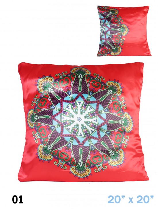 Abstract Print Silky-Touch Cushion & Filler